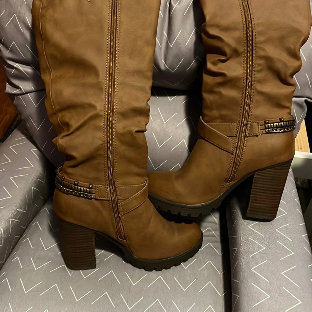 Call it Spring / Camel color boots / Size 7